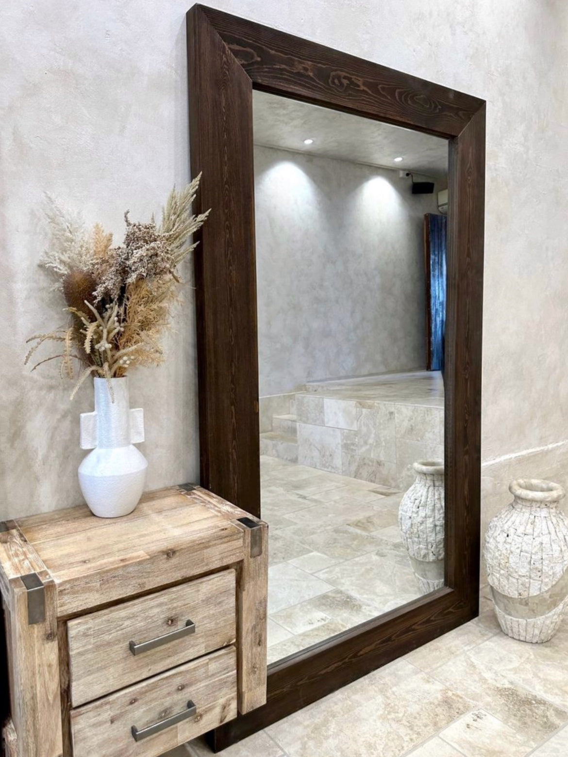 Wood Rectangle Mirror Gold Coast, QLD · Queensland Mirror