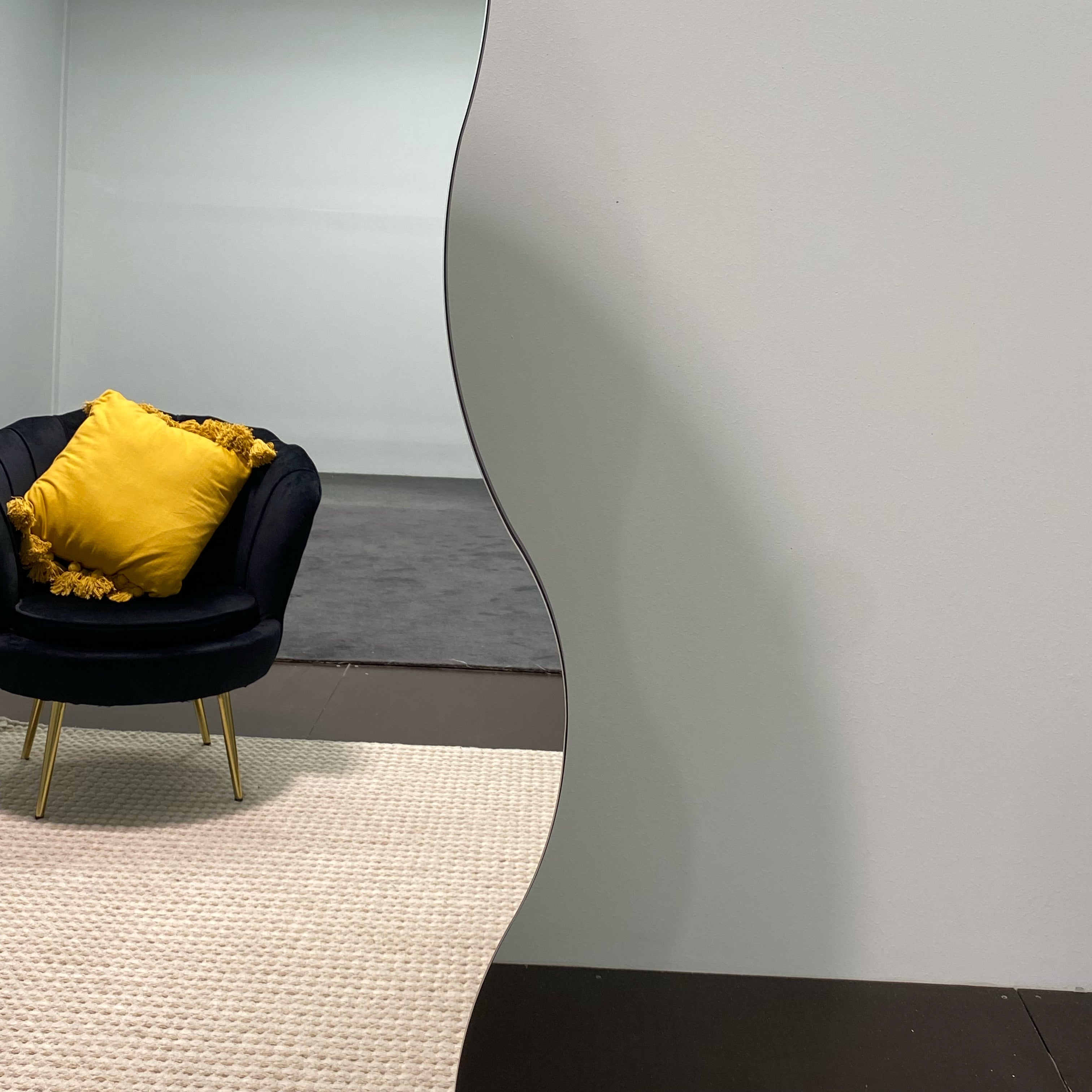 CLOUDIA  Large Irregular Mirror