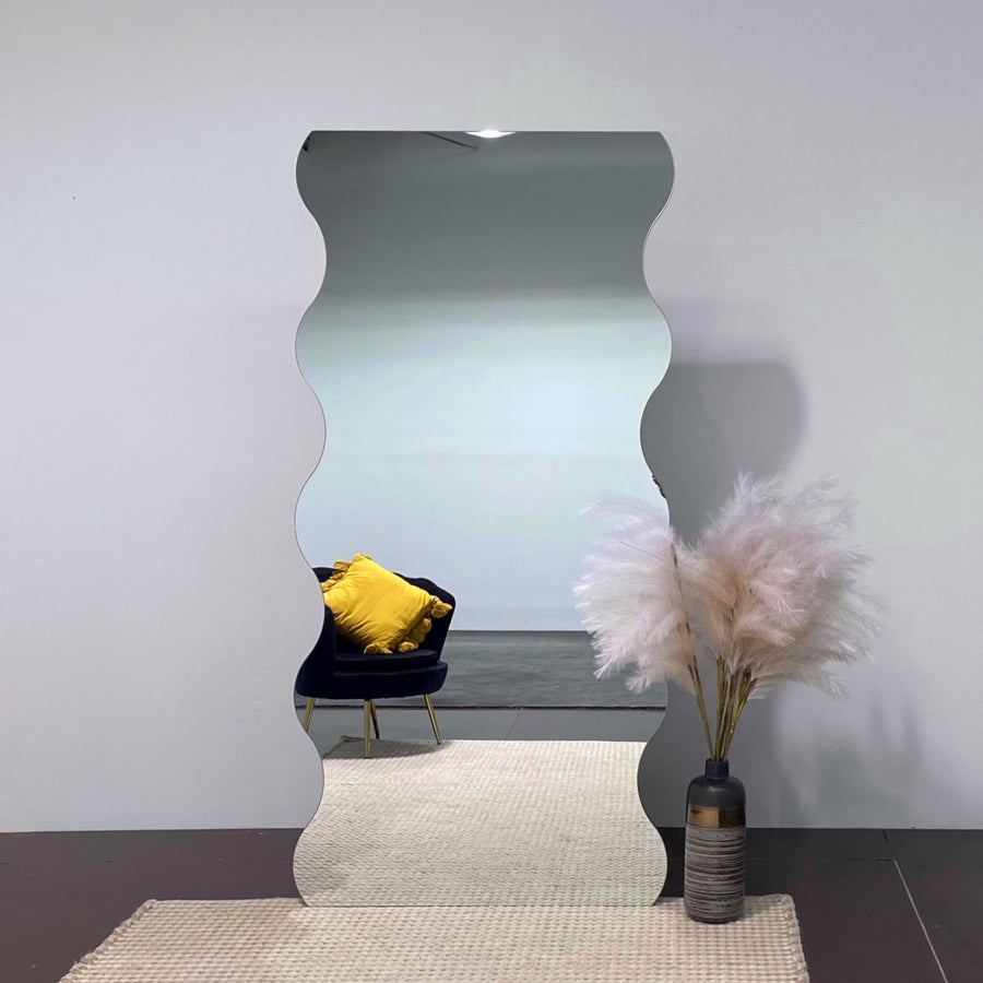 Wavy Full length Irregular Mirror
