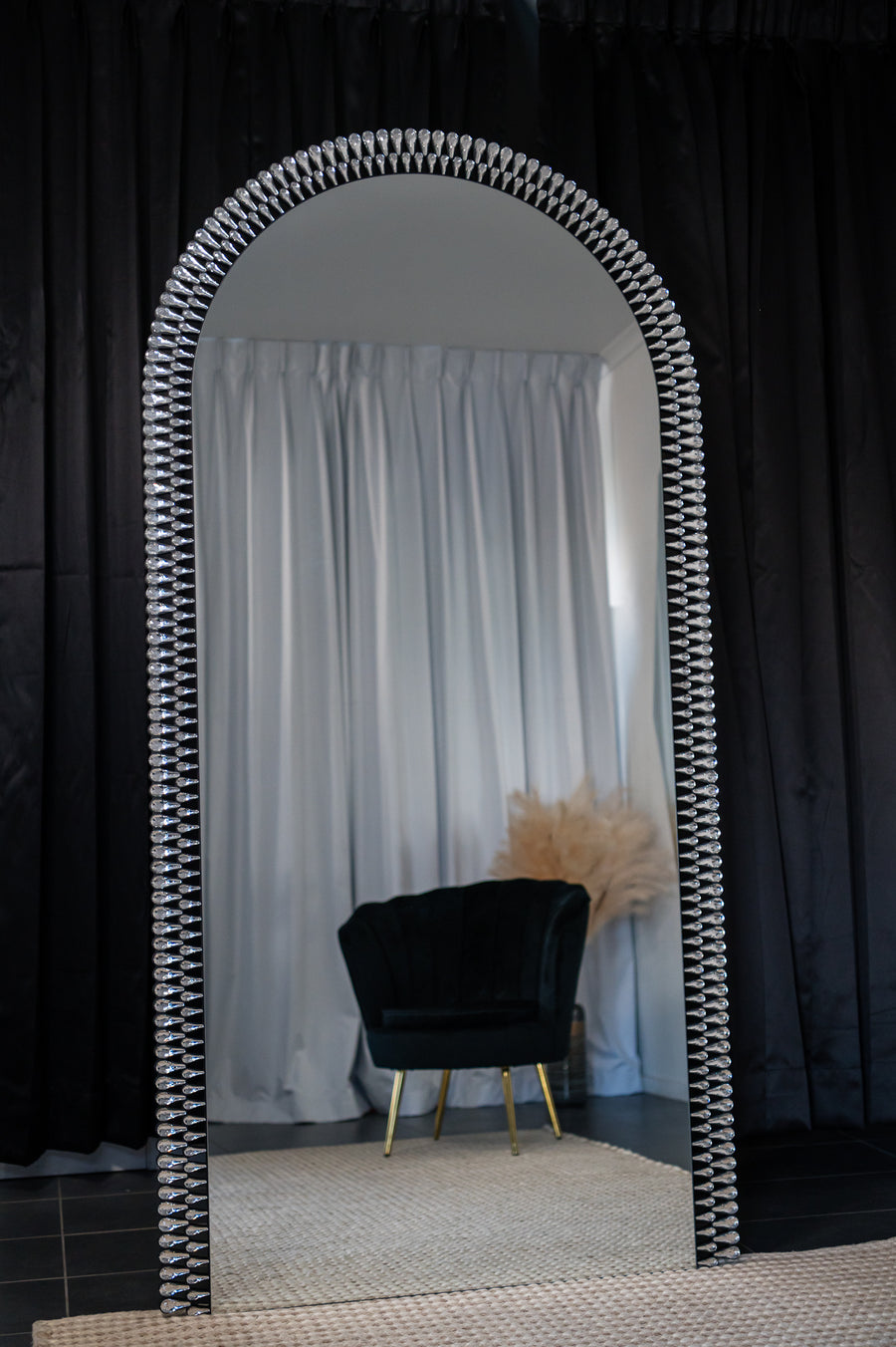 GLAM Arch Mirror  size 200x100cm