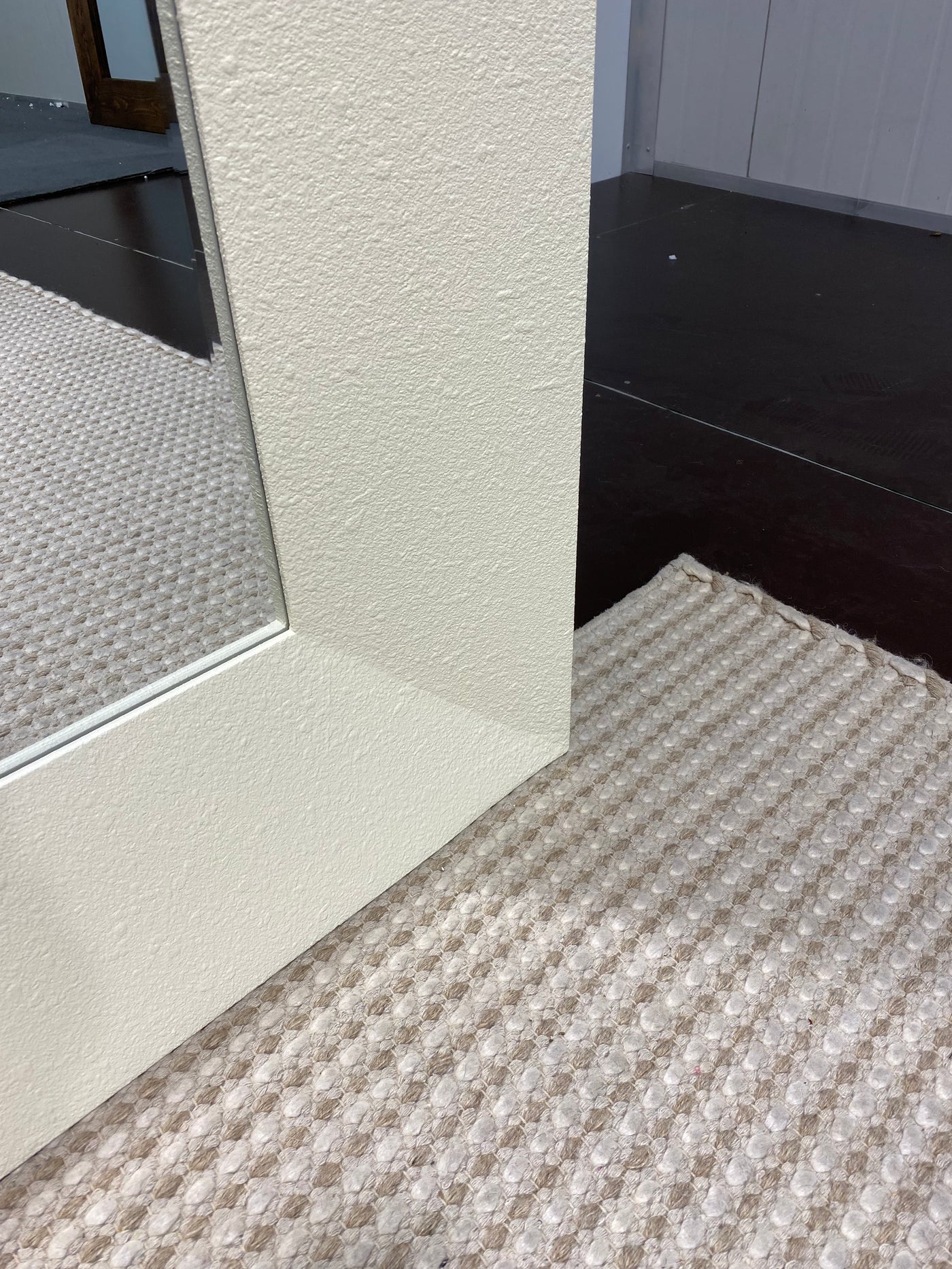 LILA concrete Look Large Mirror size 200x100cm