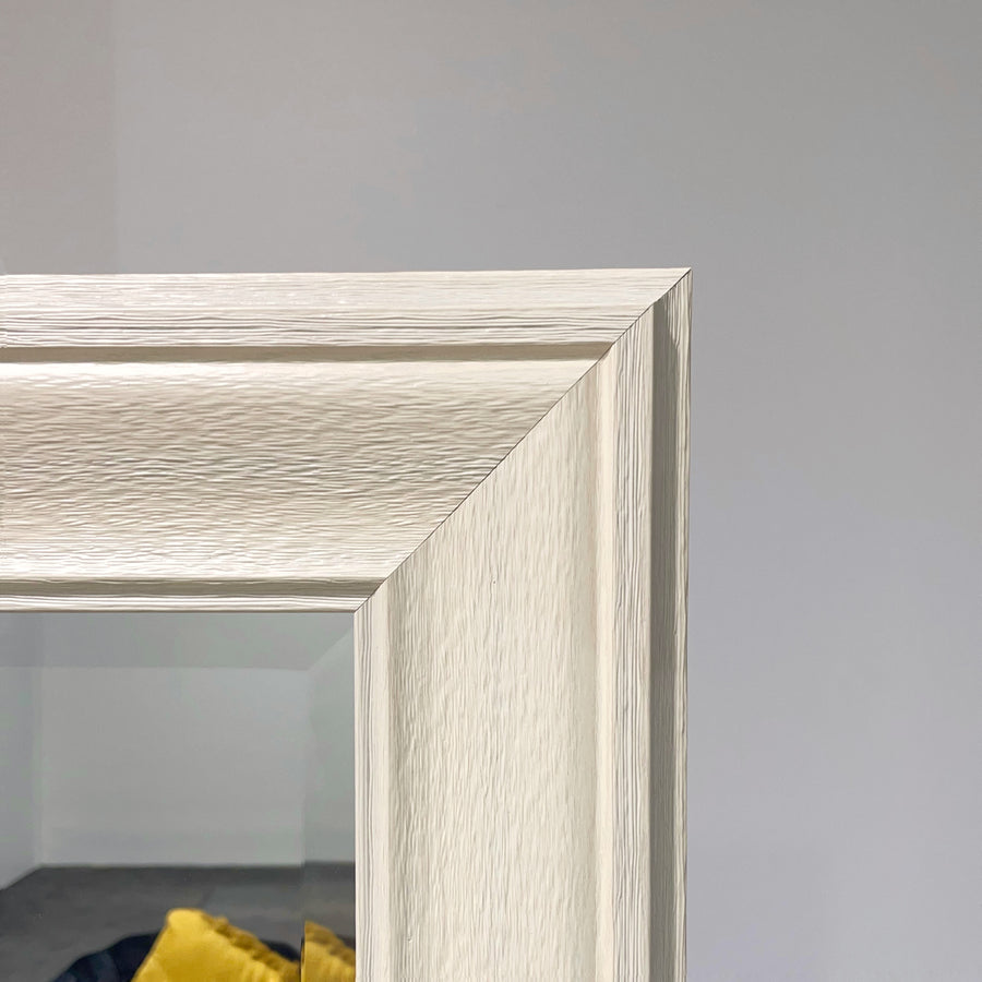 Full length Embossed Cream Entryway Mirror Art 122