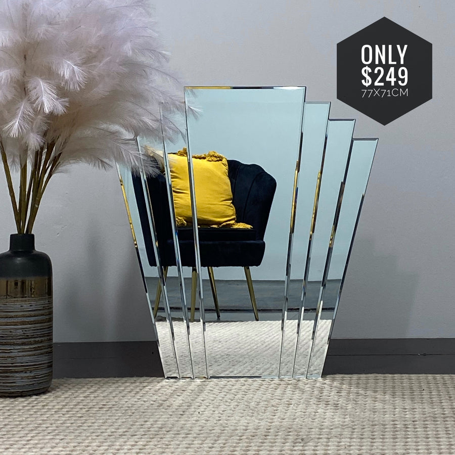 Flora Mirror Art Deco - Size 77x71cm