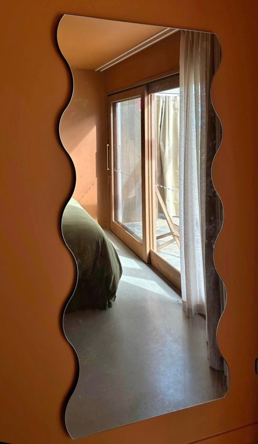 Wavy Full length Irregular Mirror