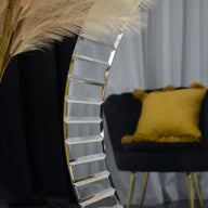 Odyssey Beveled Large Round Mirror