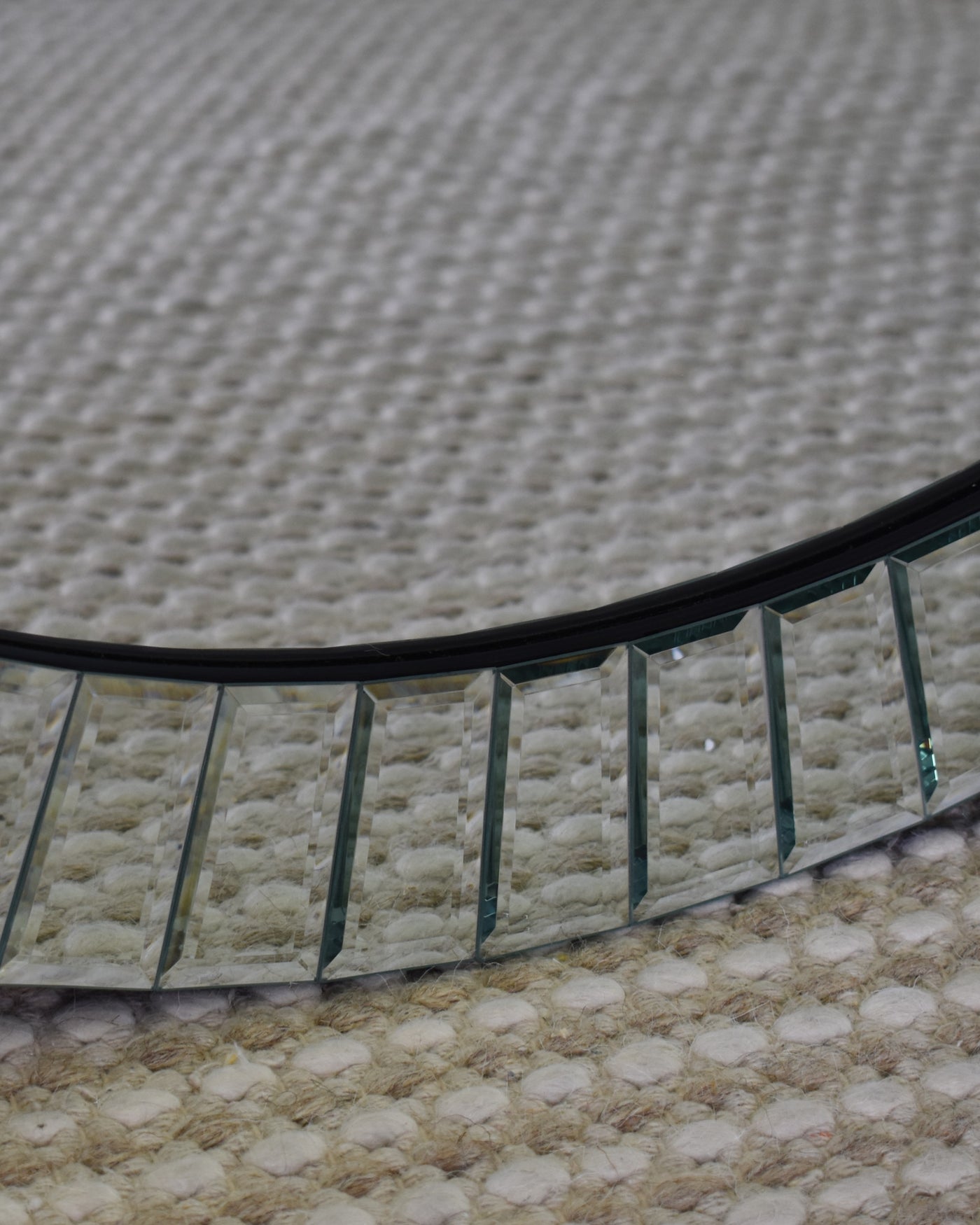 Odyssey Beveled Large Round Mirror