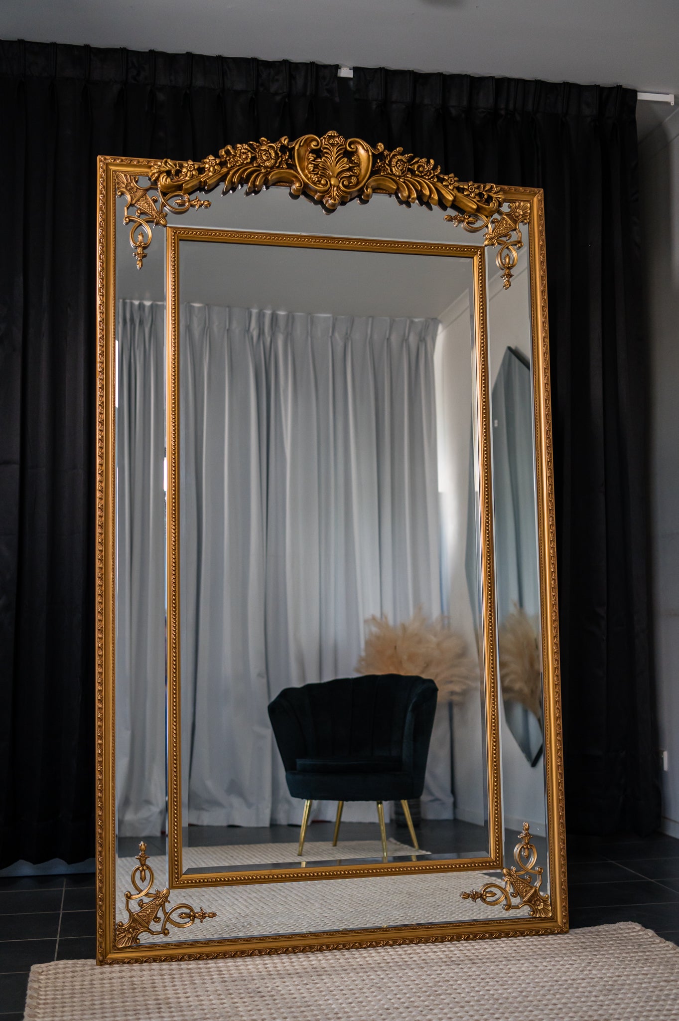 Rose Hampton Antique Arch Extra Large Mirror