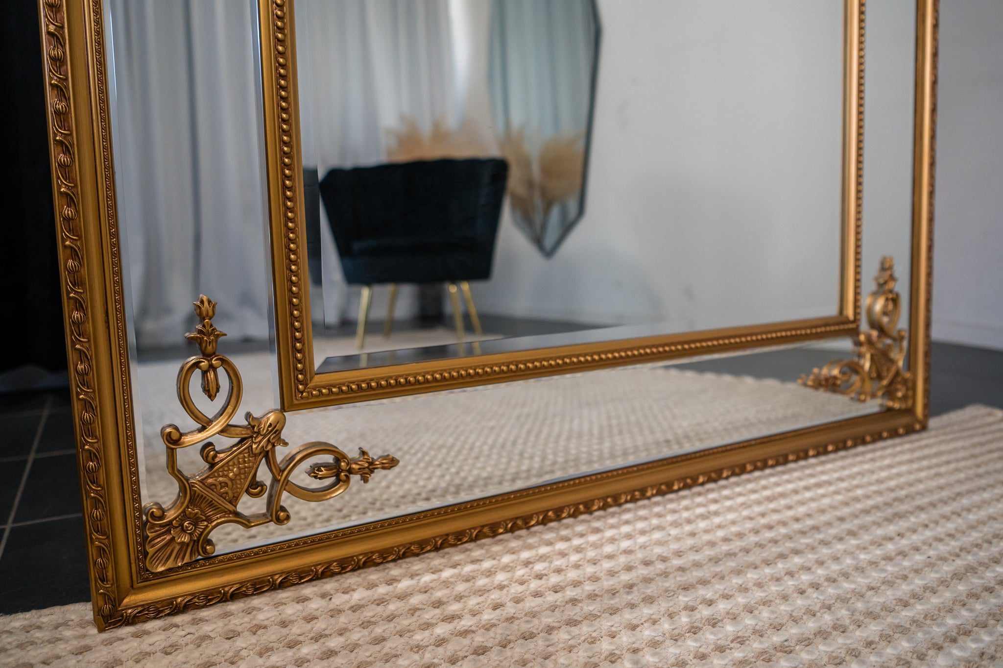 Rose Hampton Antique Arch Extra Large Mirror