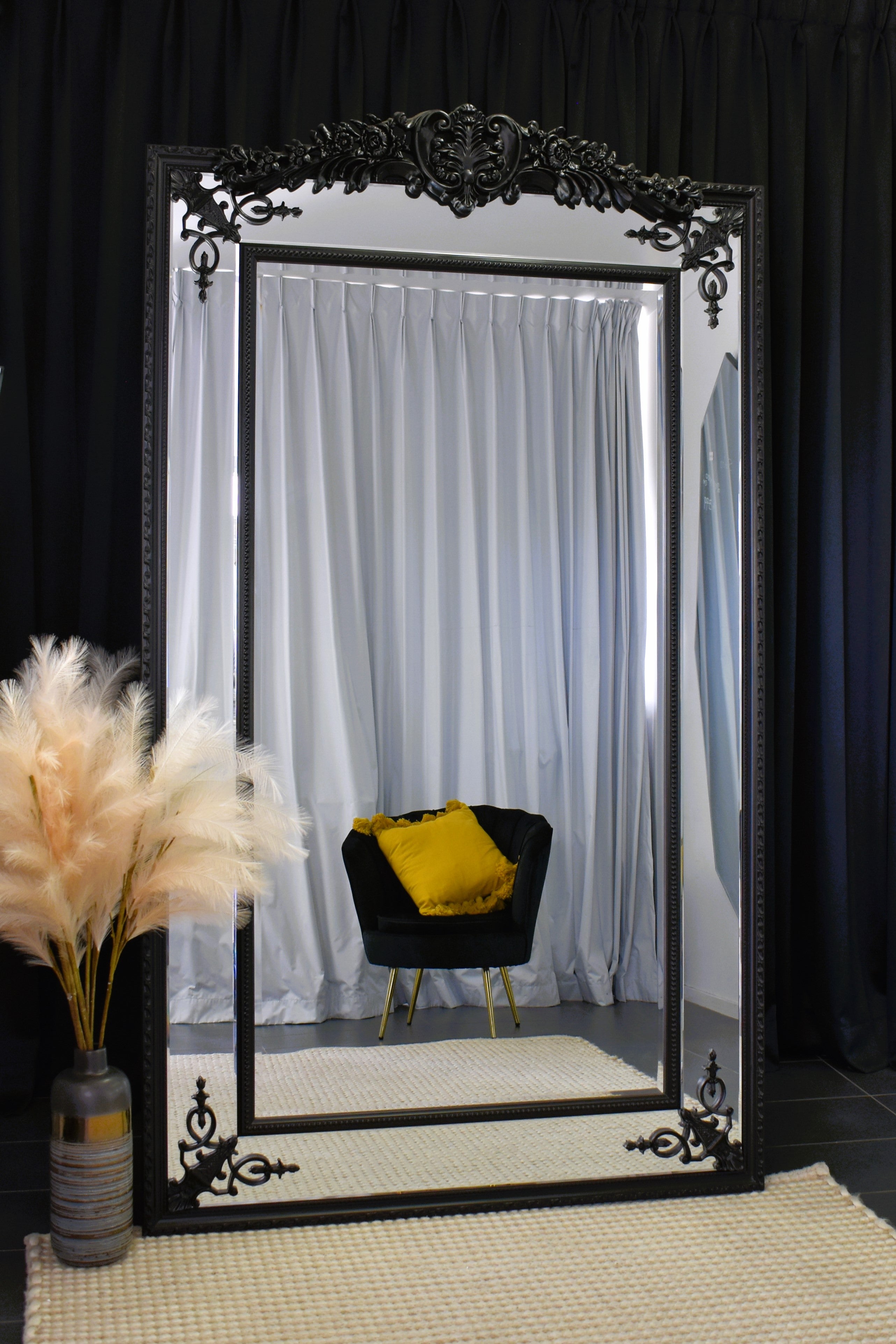 Rose Hampton Antique Arch Extra Large Mirror