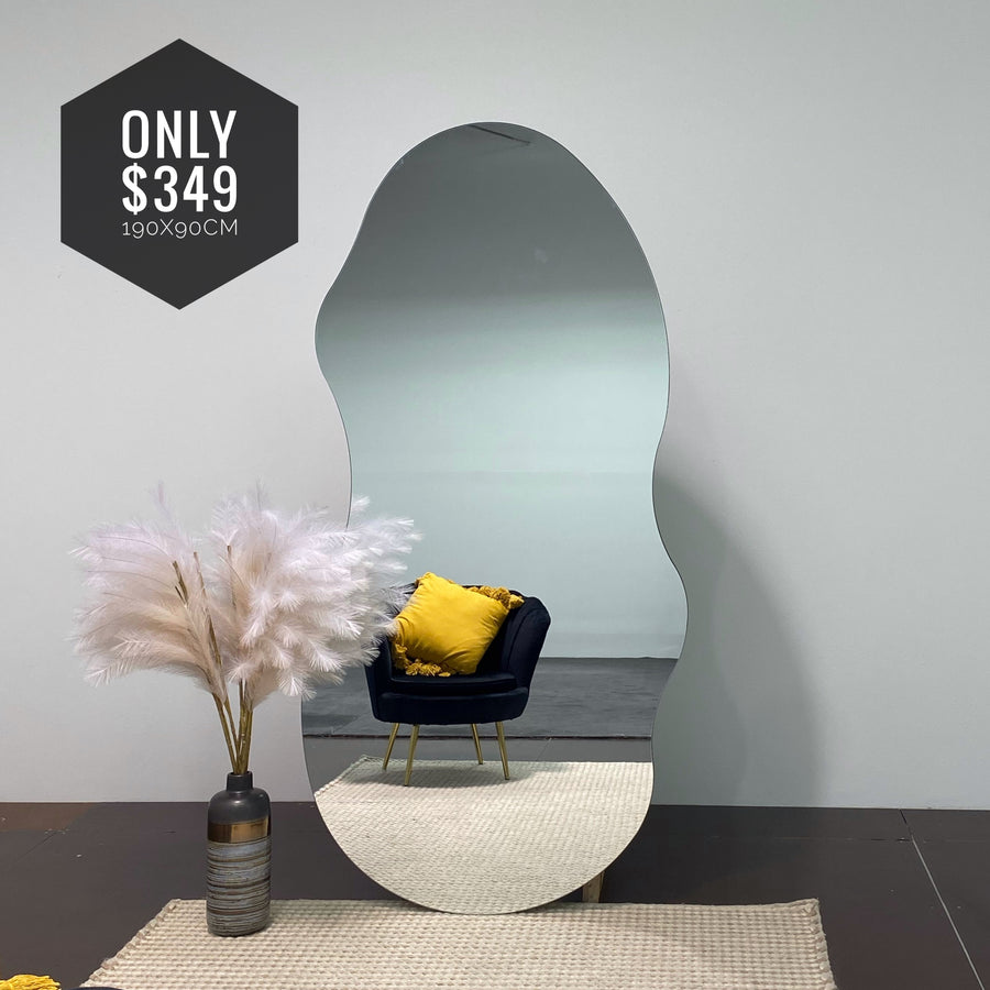 CLOUDIA  Large Irregular Mirror