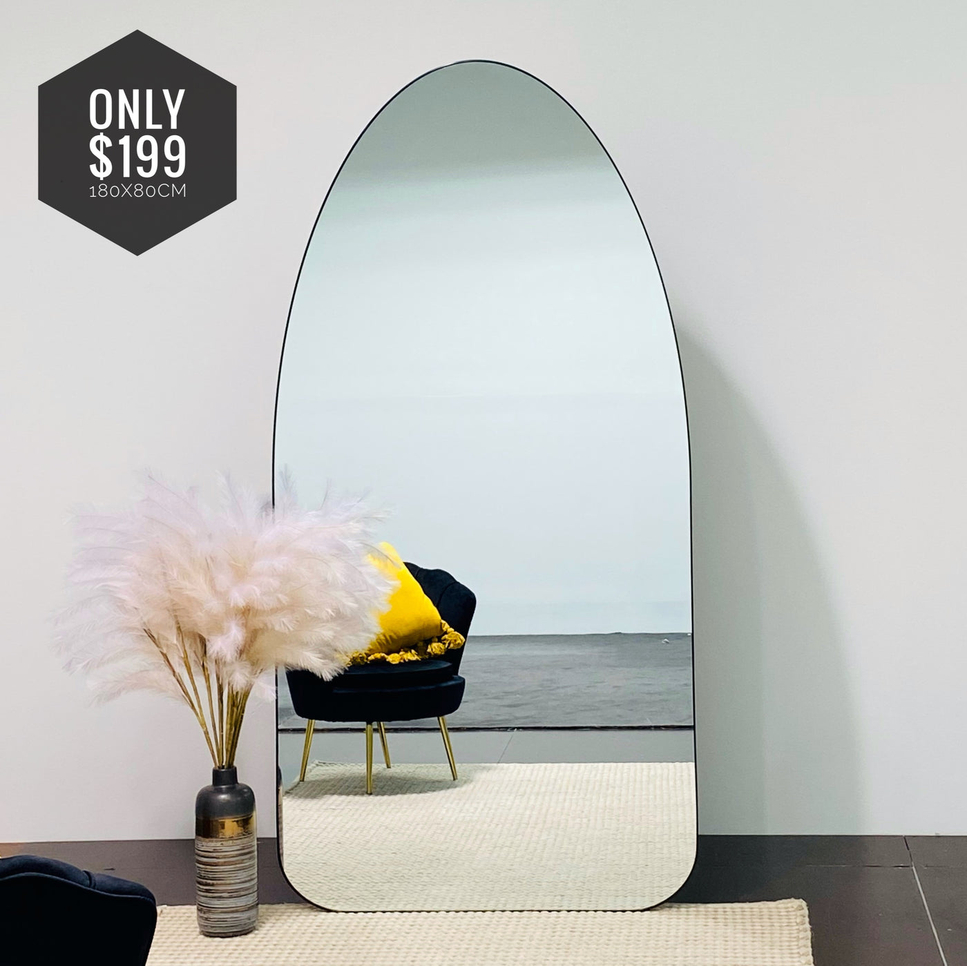 MIRA Arch Floor Full Length Mirror