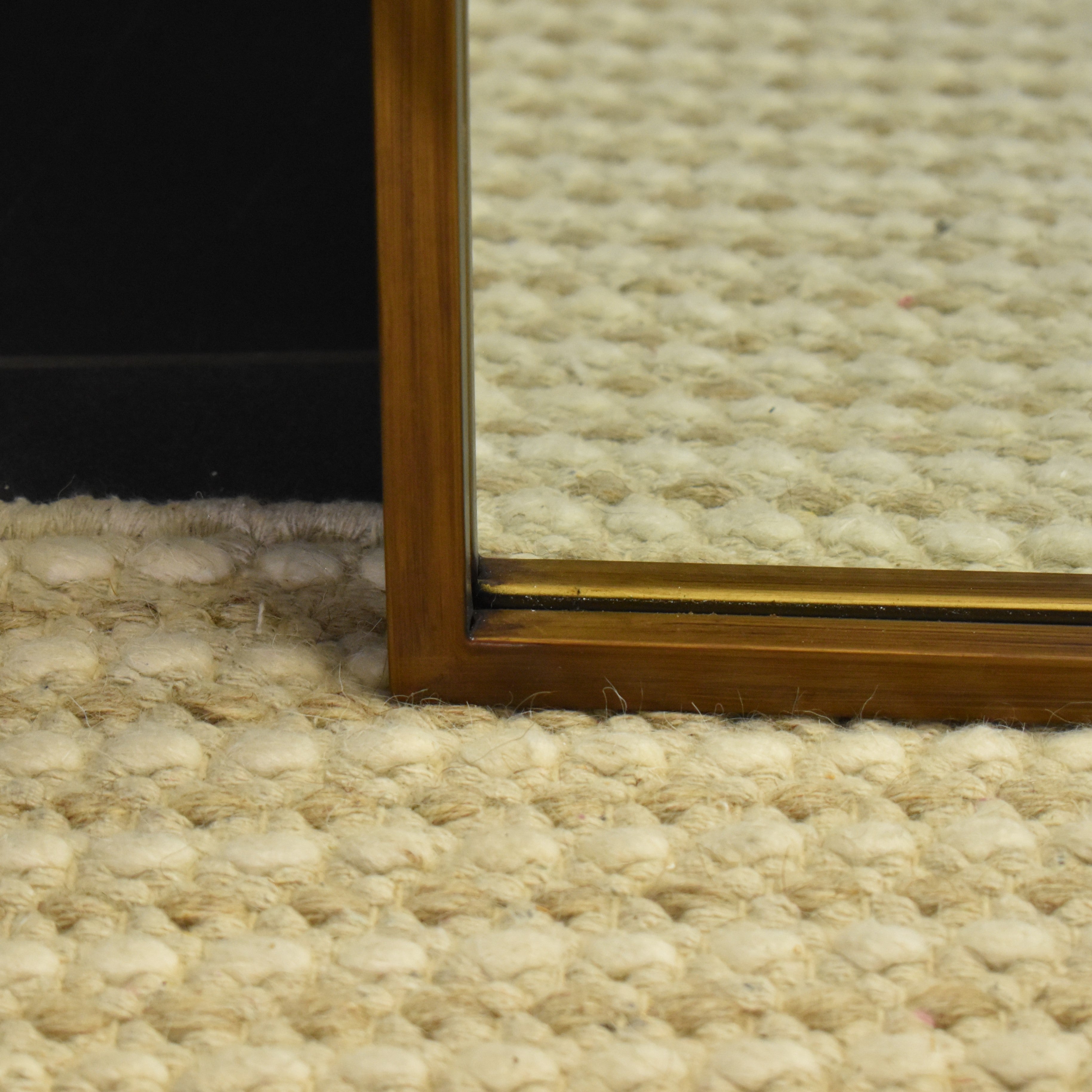 Brushed Gold Antique Arch Large Mirror – Elegant Vintage Statement Piece