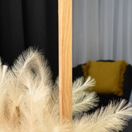 Wood Arch Large TAMARA  Mirror Black White Natural