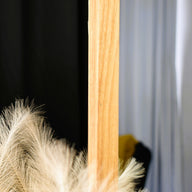 Wood Arch Large TAMARA  Mirror Black White Natural