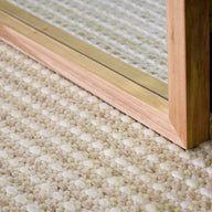 Wood Arch Large TAMARA  Mirror Black White Natural