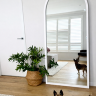 TAMARA Wood Arch Large Timber Mirror