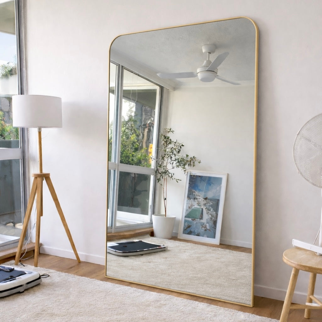 Louis Minimalist Large Rectangle Mirror