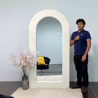 SANTORI Boucle Arch Large Mirror  Size 200x100cm