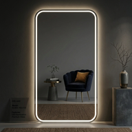 ELARA Framless Curved LED Mirror