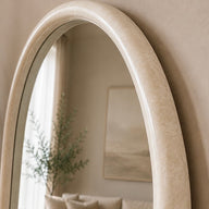 The Haven Mirror – Oversized Wooden Arch Mirror