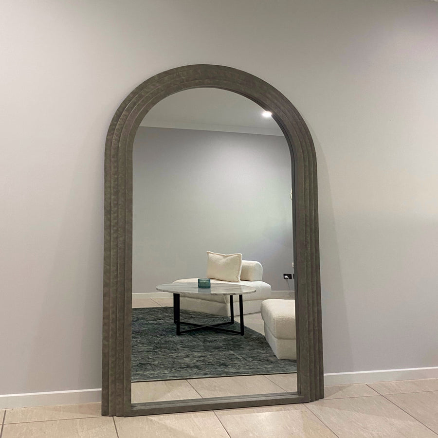 CIARA Large Arch Mirror | Oversized Arched Wall Mirror 190x110cm