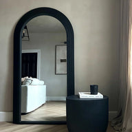 CIARA Large Arch Mirror | Oversized Arched Wall Mirror 190x110cm