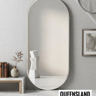 Aura Oval Large Frameless Mirror 190x80cm