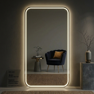ELARA Framless Curved LED Mirror