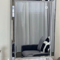 Sapphire Beaded Rectangle Large Mirror – Elegant Statement Wall Decor