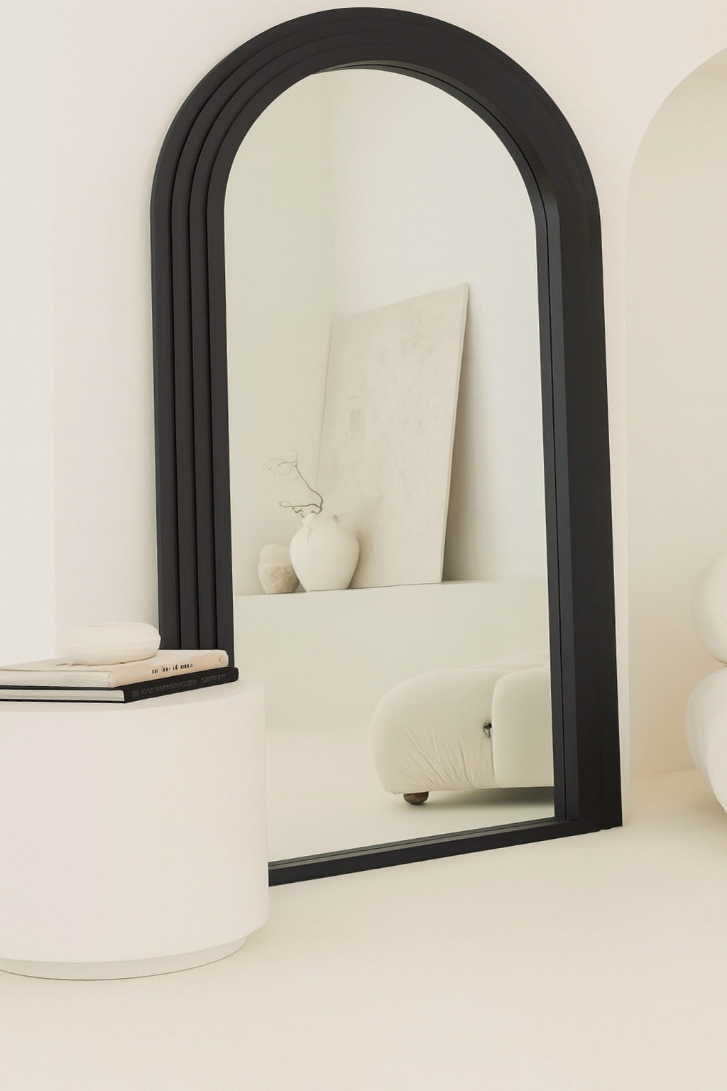CIARA Large Arch Mirror | Oversized Arched Wall Mirror 190x110cm