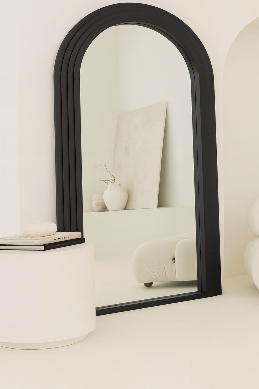 CIARA Large Arch Mirror | Oversized Arched Wall Mirror 190x110cm