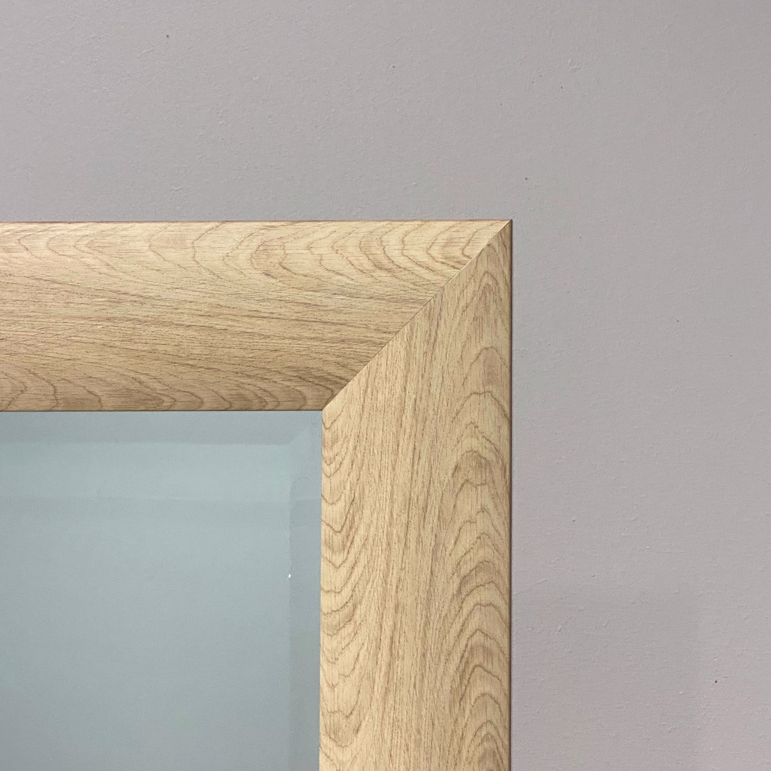Faux Wood look Full length Entryway Mirror Art no.125