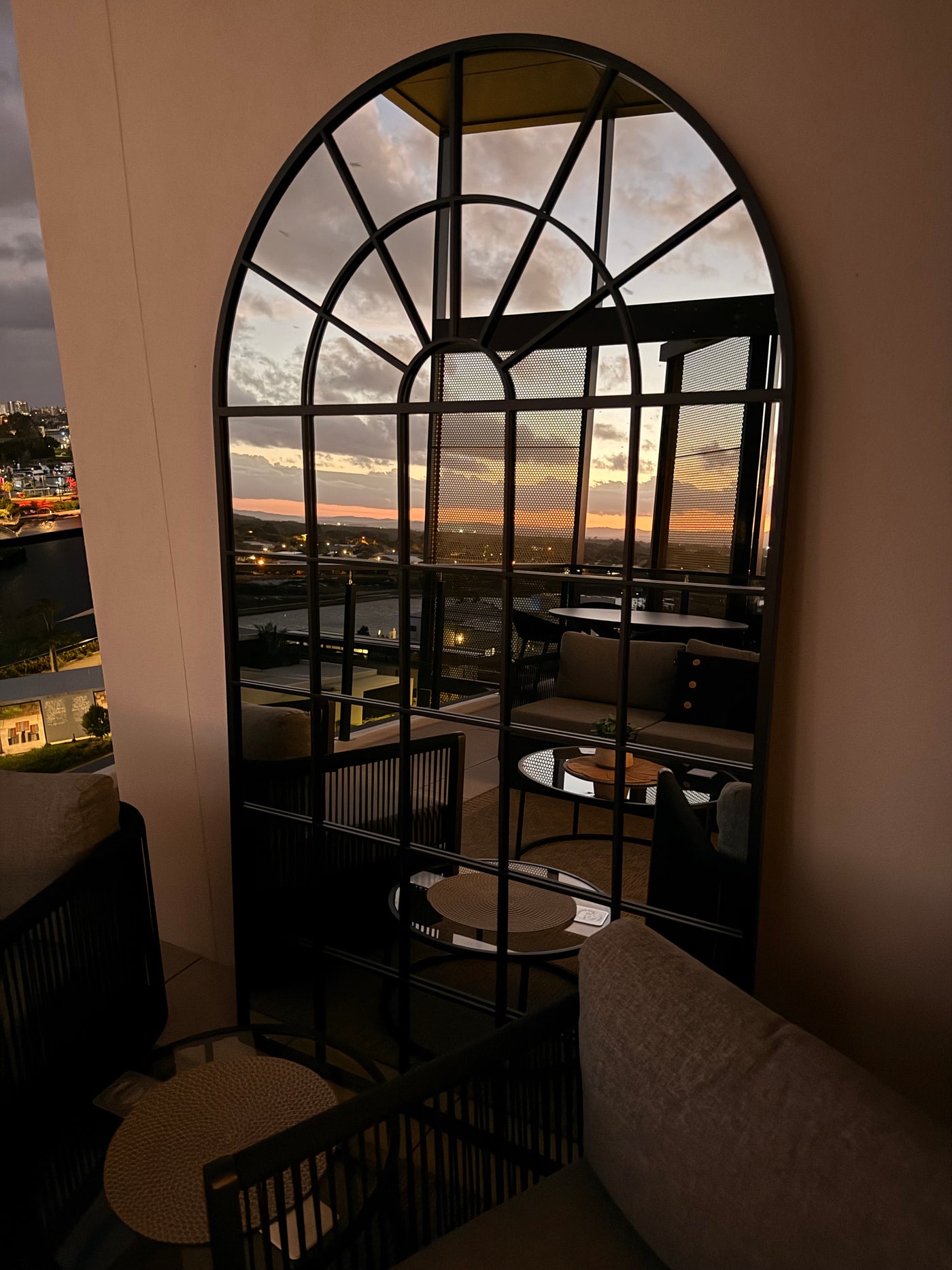 Tribeca Window Arch Mirror