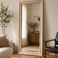 Lumière Provincial Oak Mirror | Light Timber Frame Mirror 180x90cm