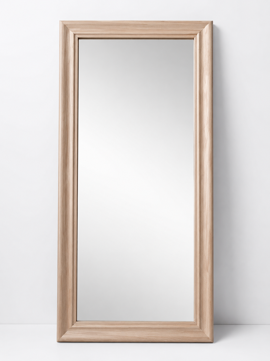 Lumière Provincial Oak Mirror | Light Timber Frame Mirror 180x90cm
