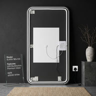 ELARA Framless Curved LED Mirror