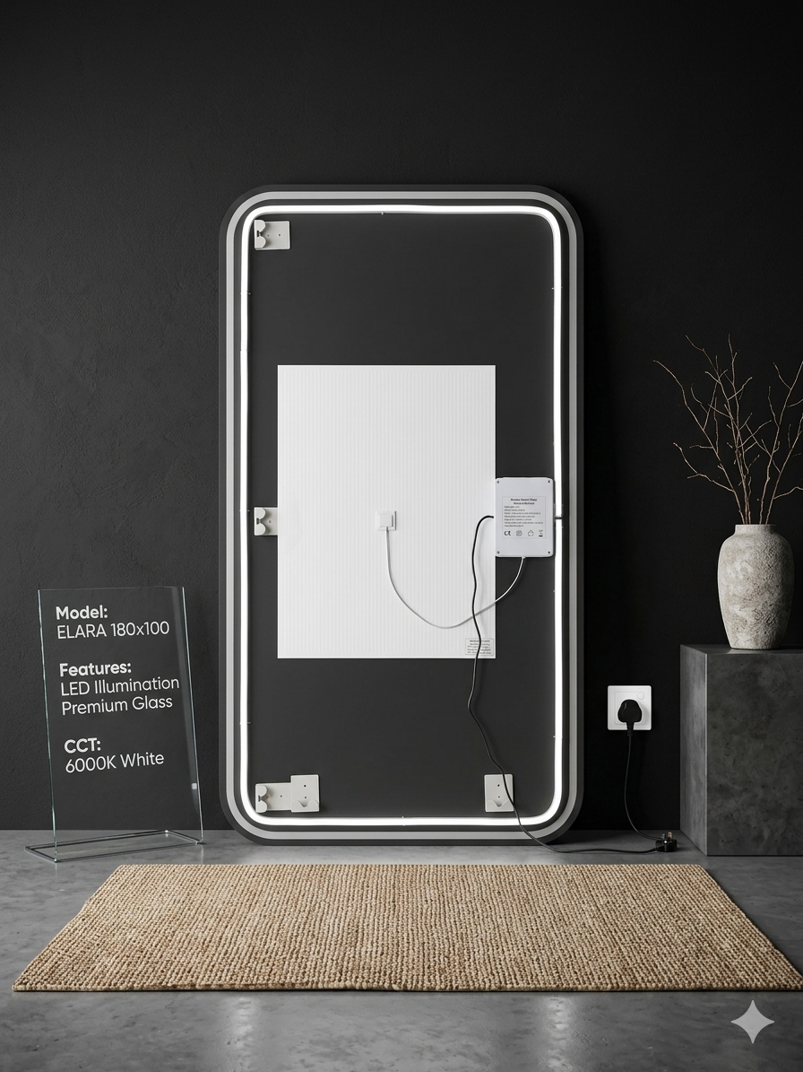 ELARA Framless Curved LED Mirror