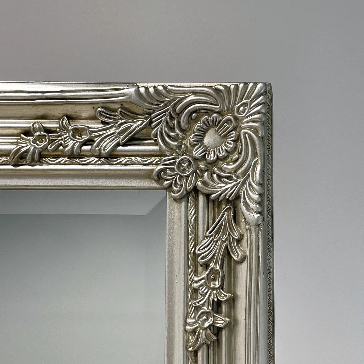 Antique Vienna Baroque Ornate Mirror – Elegant Thin Design Wall Decor