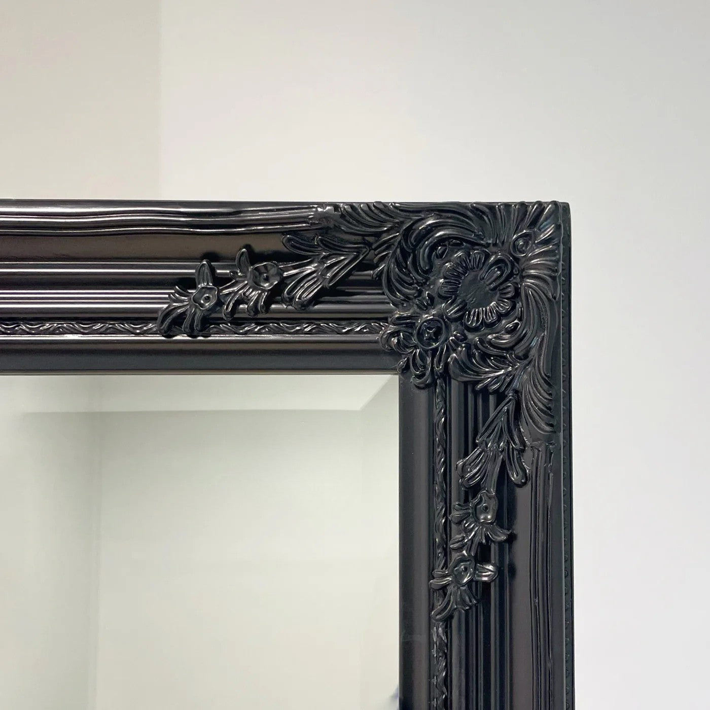 Antique Vienna Baroque Ornate Mirror – Elegant Thin Design Wall Decor