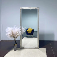 Antique Vienna Baroque Ornate Mirror – Elegant Thin Design Wall Decor