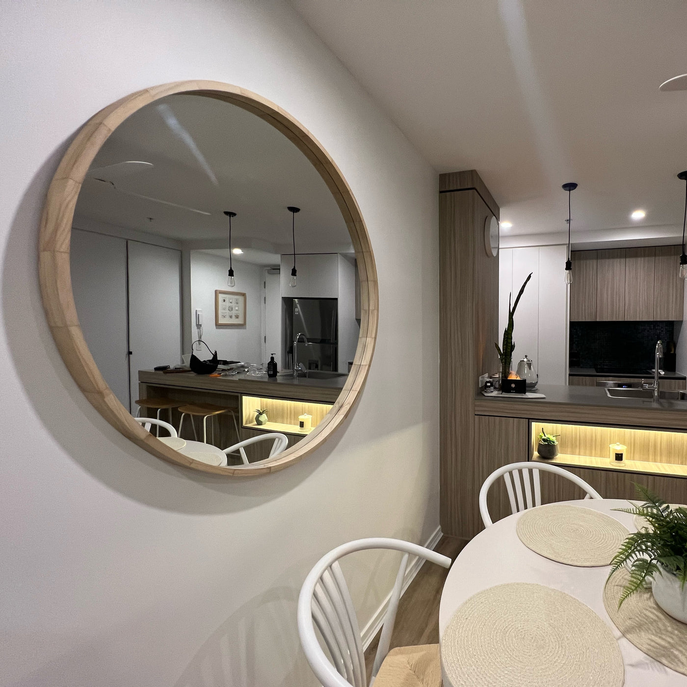 Round Wood Mirror From $88 to $399