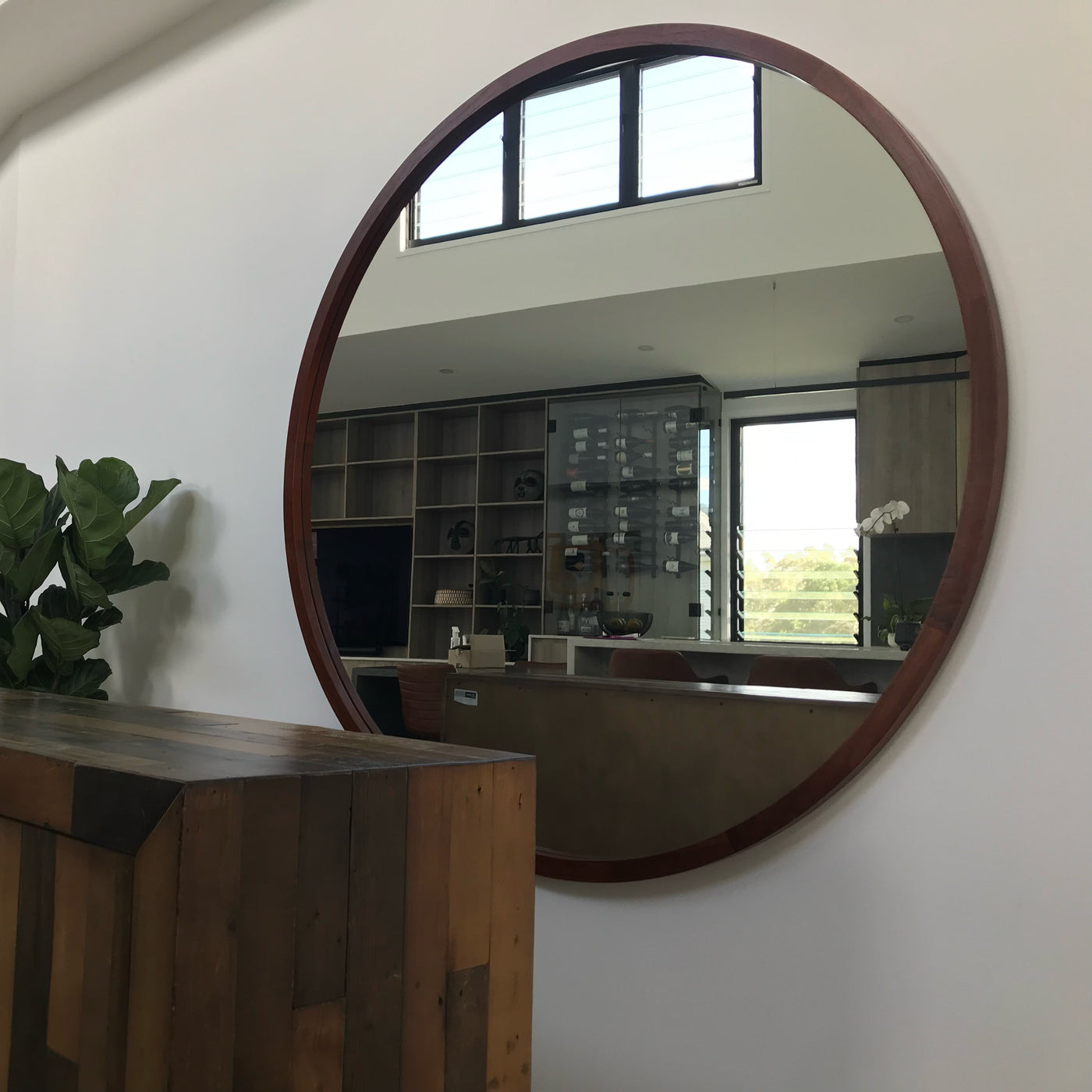 Round Wood Mirror From $88 to $399