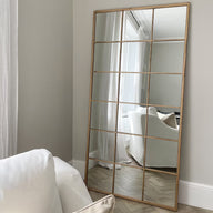 Manhattan Grid Rectangle Large Hampton Mirror