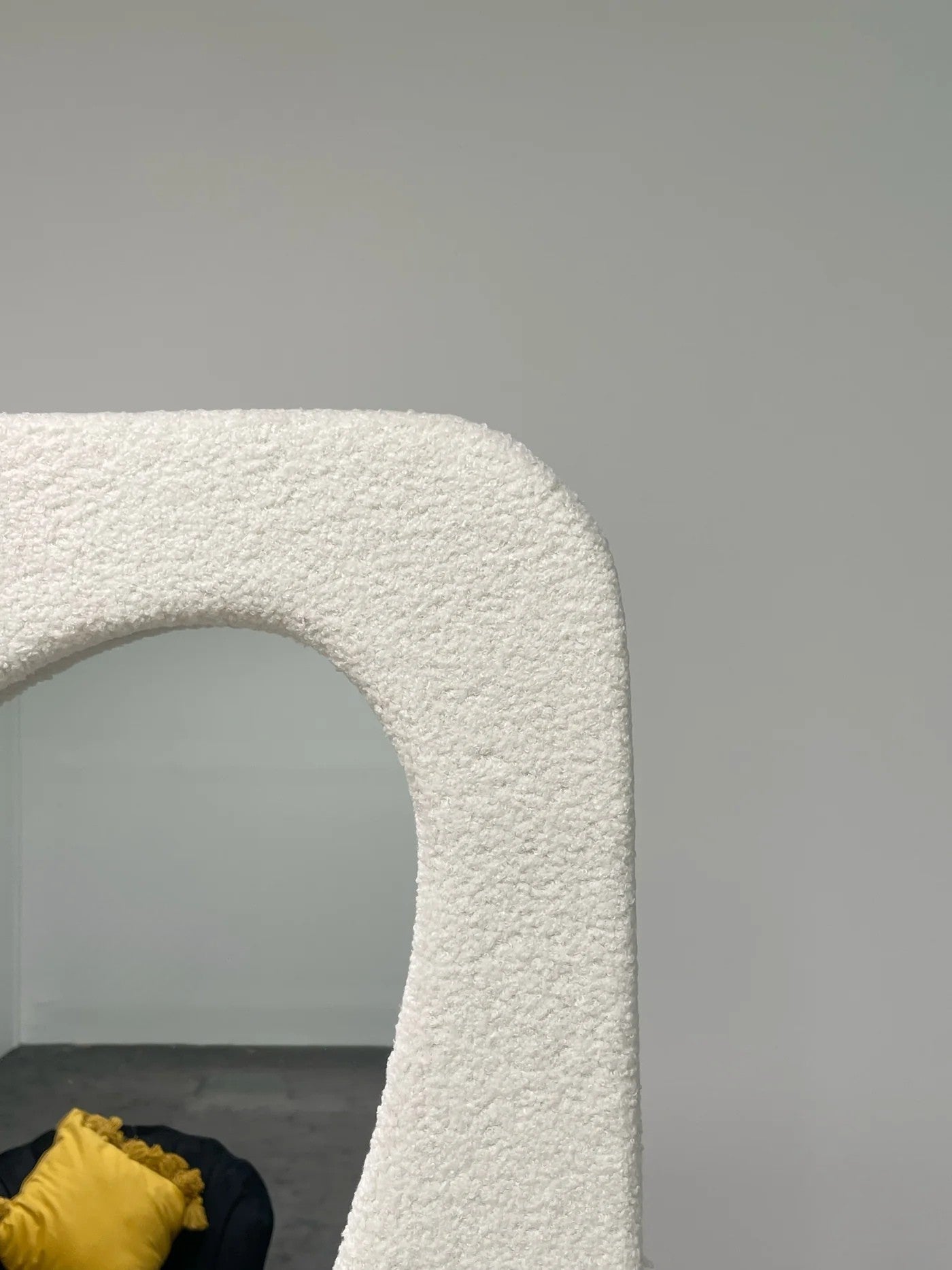 BELLA Boucle Irregular Large Fabric Mirror