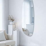 The Aura Ellipse Organic Mirror 190x60cm