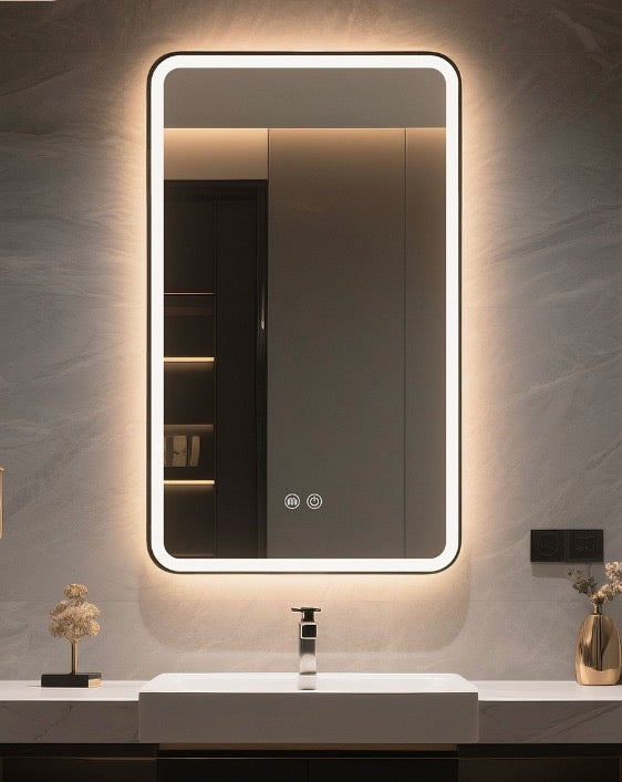 Zura LED Mirror curved frame