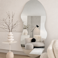 CLOUDIA  Large Irregular Mirror