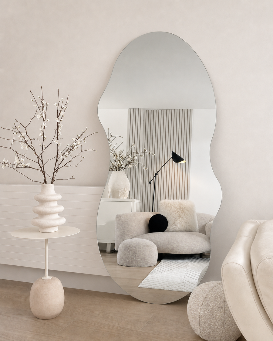 CLOUDIA  Large Irregular Mirror