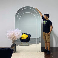 Clover Arch Mirror Minimalist Metal Frame