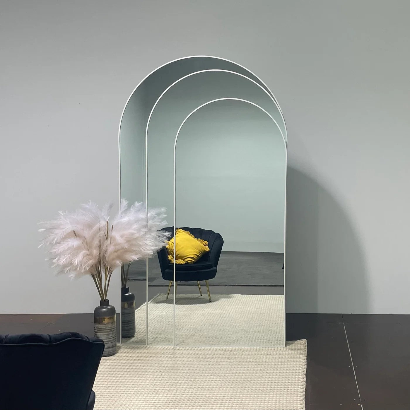 Clover Arch Mirror Minimalist Metal Frame